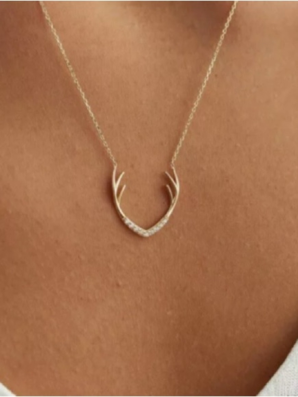 Deer Antler Necklace - Women Jewelry